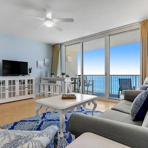 Parking Fee Included-majestic 1-1606! Gulf Front 1bedroom, Pool,hot Tubs,tennis Panama City Beach